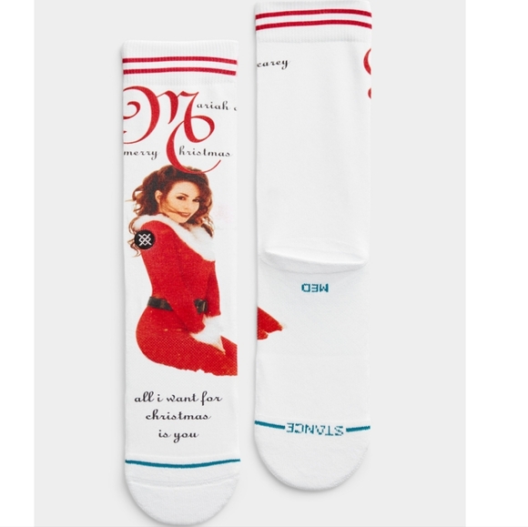 NWT Unisex Mariah Carey "Make My Wish Come True" Stance Crew Socks - Picture 4 of 7